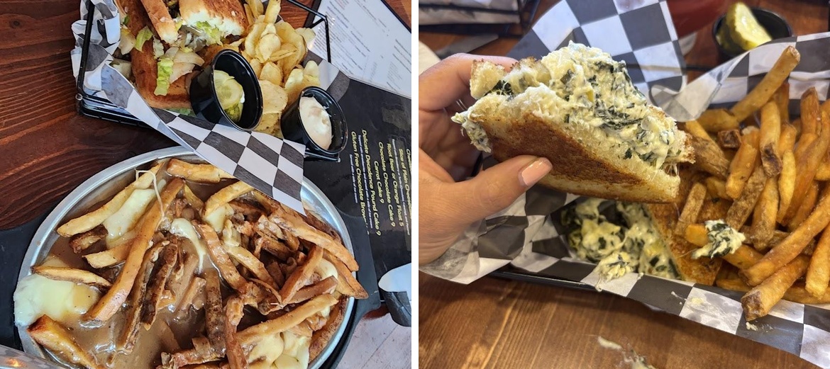 The Meltdown Grilled Cheese and Tap Room Menu